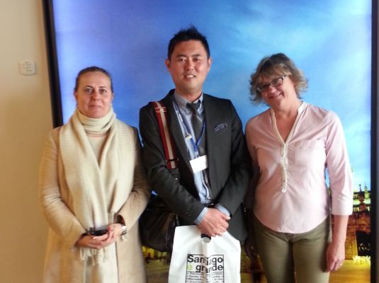 El presidente de la Asociación Coreana de Amigos del Camino en Madrid visita Santiago
