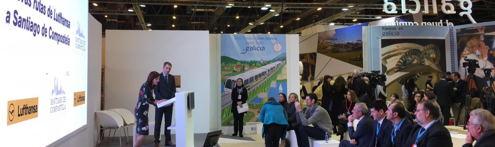 Turismo de Santiago y Lufthansa presentan en Fitur las nuevas conexiones con Frankfurt y Múnich 