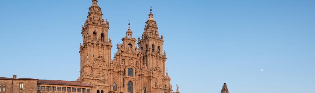 La fachada del Obradoiro