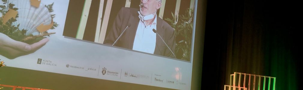 Sindo Guinarte muestra en Fairway el compromiso del Concello con la sostenibilidad turística.