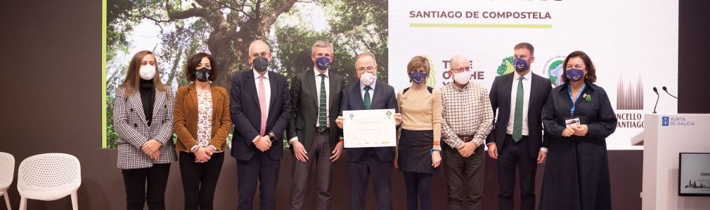 Santiago presenta en FITUR su patrimonio natural y lanza la candidatura del Carballo de Conxo a Árbol Europeo de 2022