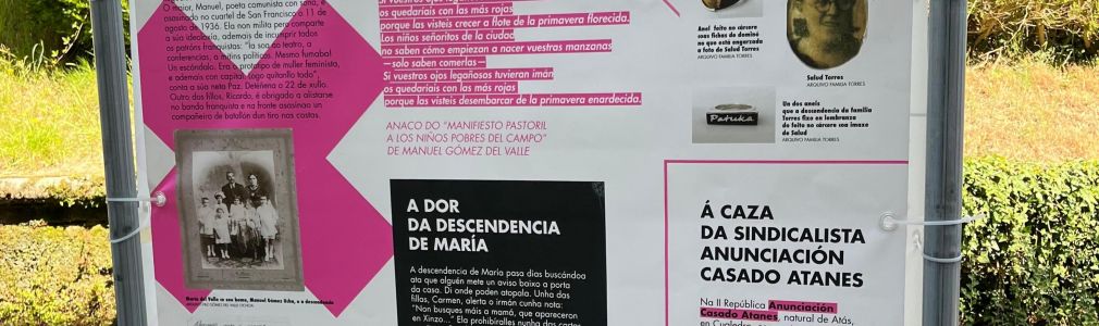 Sinaladas: a loita das mulleres no século XX, cen anos de conquistas e represións