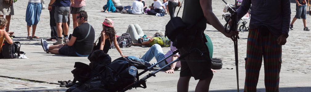 Santiago vive su mejor verano turístico de la última década, sólo superado por el Año Santo 2010 