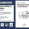 Conversa literaria: Ensaio sobre o efémero