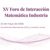  XV Foro de Interacción Matemática Industria (Industry Day)